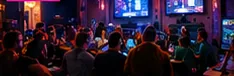 An arcade gaming event